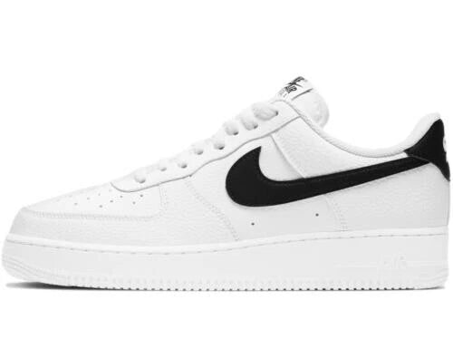 AIR FORCE 1 WHITE LOGO BLACK